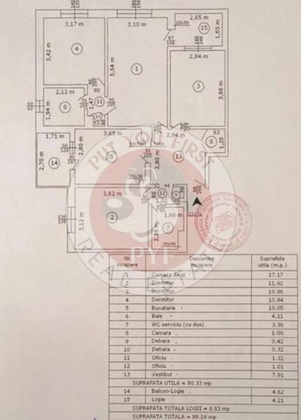 1 Mai | Apartament 4 Camere | Decomandat | 99mp |  B11483